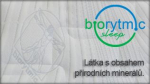 Odnímatelný potah BIORYTMIC látka s obsahem přírodních minerálů, které vyzařováním přirozené energie pozitivně ovlivňují vnitřní tělovou "komunikaci" a proudění energetických toků.